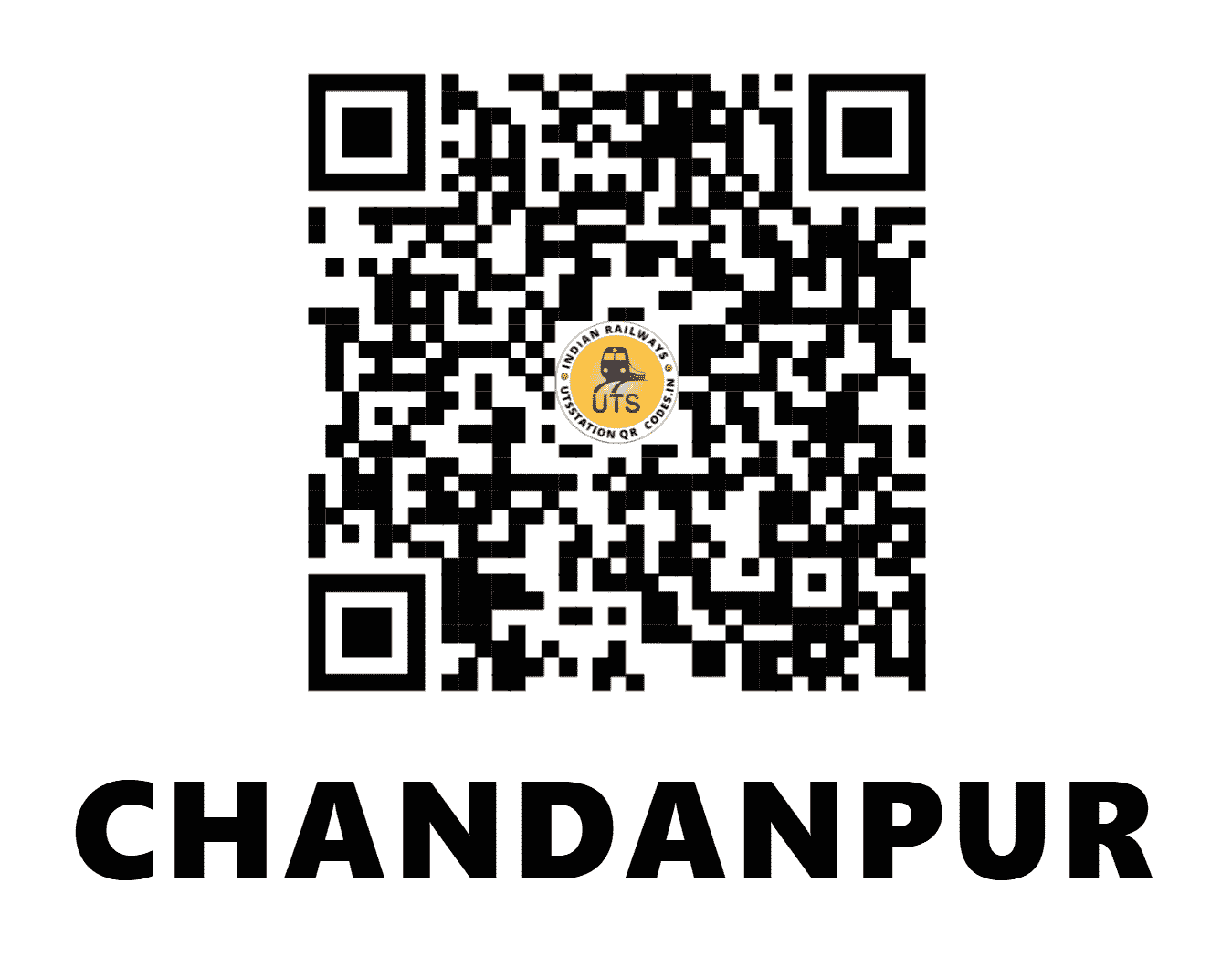 UTS QR Code for CHANDANPUR - CDAE - ER (WEST BENGAL)